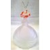 BEACHES ART GLASS STUDIO PERFUME BOTTLE – ART DECO STYLE ORCHID & HUMMINGBIRD DESIGN (A)